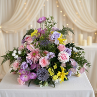Festival des Achats : Prévente – Boule de fleurs artificielles en soie faites à la main, centre de table réaliste pour mariage et événements – Meilleures ventes