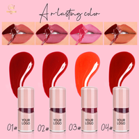 Rouge à Lèvres Liquide Mat Végétalien Longue Tenue Imperméable Effet Gloss Teinté de Luxe Marque Privée