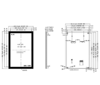 Module LCD Waiken 8 pouces 800x1280 haute définition IPS avec écran tactile capacitif, rétroéclairage LED, luminosité 350 nits, RGB + IIC