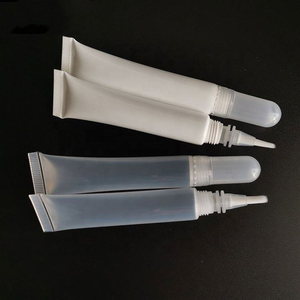 Empty <b>Plastic</b> Cosmetic <b>Tubes</b> 10ml Screw Cap PP Material for Lip Gloss or Balm Packaging - Product Image 1