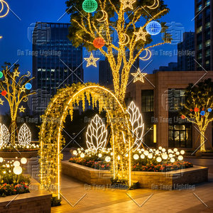 Décoration lumineuse de Noël en forme d'arche, LED, pour extérieur, pour projet de place publique - Product Image 5