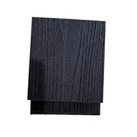 Schwarze Co-Extrusions-WPC-Terrassendielen Moderne Ipe-Dielen mit Dicker Schutzschicht 6 Löcher 3D-Holzmaserung Rutschfest Ineinandergreifend Umweltfreundlich
