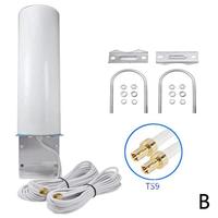 Antenne Extérieure Baril Signalwell SW-OB-23 à Gain Élevé 10-12 dBi 3G 4G LTE avec Câble RG174 pour Station de Base