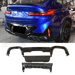 Diffuseur de pare-chocs arrière noir brillant pour BMW X4 G02 2022+ - Accessoire de modification automobile - Product Image 1