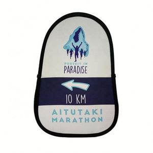 Venta al por mayor barato personalizado vertical de publicidad en carretera ovalado personalizado un marco Banner - Product Image 5