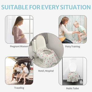 Coprisedile monouso portatile da viaggio coprisedile per WC monouso coprisedile per bambini - Product Image 4