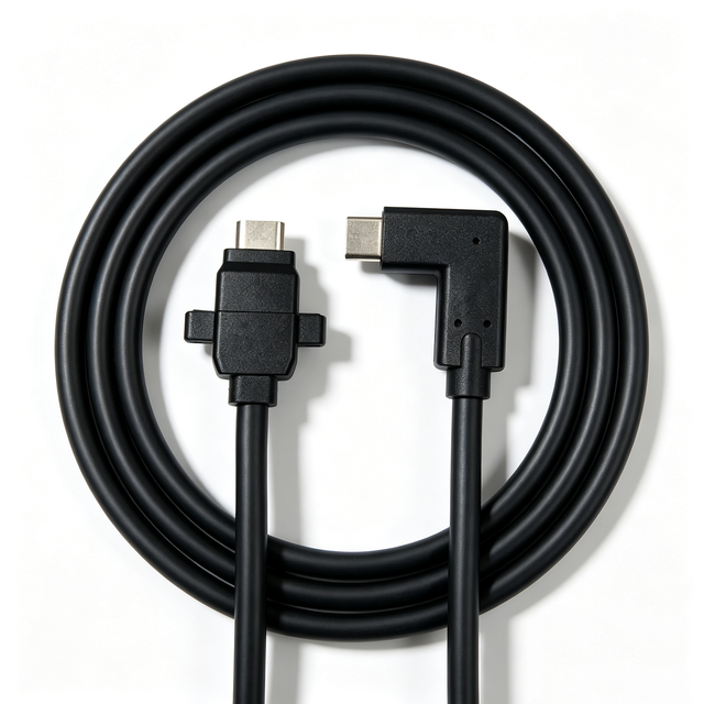 USB4 40Gbps Type-C Male/Female 90 Degree Extension Cable 8K 100W PD Charging VR Laptop Docking Station Camera