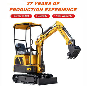 Mini excavadora, 1,5 toneladas, capacidad de 2,5 toneladas, motor de caja de cambios esencial para industrias agrícolas, nueva maquinaria de construcción usada competitiva - Product Image 4