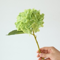 Fleurs d'hortensia artificielles de haute qualité à toucher réel, tiges uniques, pour centres de table de mariage et décoration de fêtes à domicile (vente en gros)