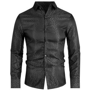 Custom Logo Printing <strong>Paisley</strong> <strong>Shirt</strong> <strong>Men</strong> Long Sleeve Dress <strong>Shirt</strong> Button-down Casual Regular Fit - Product Image 4