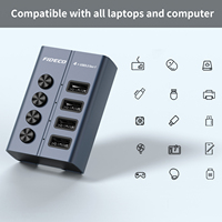 Répartiteur d'adaptateur de type c le plus branché charge rapide avec concentrateur USB 4 ports en option à led individuelle