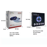 Ruban LED flexible RGB 54 LED 12V, synchronisation musicale, décoration de fête, connectivité USB, rétroéclairage TV pour décorations lumineuses