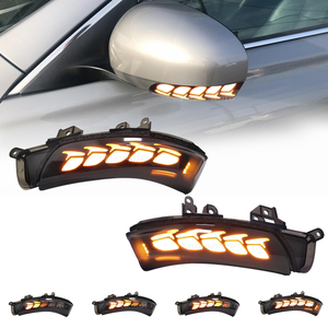 ไฟสัญญาณเลี้ยว2ชิ้นแบบไดนามิกสำหรับ Toyota Prius Reiz Camry WISH MARK X Crown Avalon Passo <span class=keywords><strong>IQ</strong></span> rarev กระจกไฟแสดงสถานะ - Product Image 5