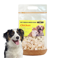 Vente en gros OEM de viande de foie de poulet lyophilisée crue, friandises pour chiens et chats, fabrication d'aliments pour chiens, santé dentaire