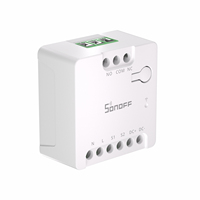 Relais de contact sec intelligent MINI-D, contrôlé par Alexa, interrupteur à distance pour portes de garage, moteurs basse consommation, 10A 24V, Wi-Fi, portée 10-50m