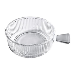Saladier à poignée en verre pour une portion Filet <span class=keywords><strong>Vaisselle</strong></span> rouge pour nouilles instantanées Soupe Dessert Yaourt-Boissons à service unique - Product Image 5