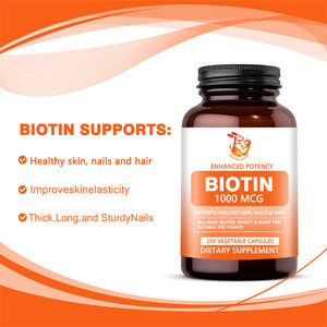 Capsules de biotine à marque privée pour la santé des cheveux, de la peau et des ongles des femmes, favorisant des ongles épais, longs et robustes - Product Image 6