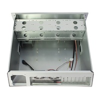 Boîtier de serveur informatique ATX en aluminium, châssis 4U, profondeur courte de 400 mm, sept emplacements complets de haute qualité
