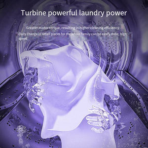 Lave-<span class=keywords><strong>Linge</strong></span> Domestique Vertical Pliable à Double Usage Mini <span class=keywords><strong>Machine</strong></span> à <span class=keywords><strong>Laver</strong></span> Portable pour Vêtements de Bébé, Sous-Vêtements, Chaussettes - Product Image 4