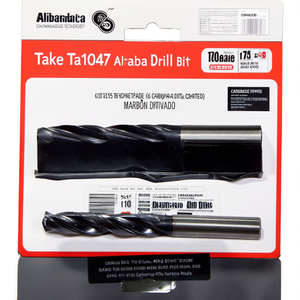 Ttake Ta1047 Carbide <b>Drill</b> Bit 6 <b>Guide</b> Pads H7 Tolerance Nano Coated - Product Image 2