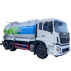 รถบรรทุกดูดสิ่งปฏิกูล Dongfeng 6X4 20CBM พร้อมจำหน่าย รถดูดสิ่งปฏิกูลแบบสุญญากาศ รถทำความสะอาดท่อระบายน้ำ - Product Image 1