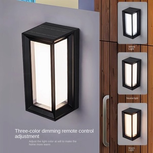 Prix d'usine bon marché, lampe murale solaire pour l'extérieur, design moderne, éclairage de jardin LED en aluminium étanche, garantie 5 ans CRI 90 élevée - Product Image 5