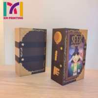 Cartes de tarot et d'oracle personnalisées par le fabricant, boîte imprimée offset de qualité supérieure avec design holographique doré et bords dorés