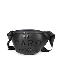 Sac banane unisexe de haute qualité, imperméable, style streetwear, avec fermeture éclair, texture PU et doublure en polyester, pour activités de plein air - Product Image 6