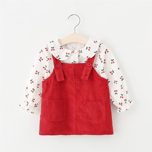 Ensembles de vêtements pour enfants, jolies jupes en jean et pulls pour bébés filles, pour enfants adorables, vente en gros - Product Image 1