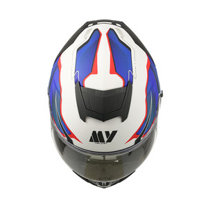 Hafif Motosiklet Tam Yüz Kaskı Çift Vizörlü ABS Nefes Alabilen İç Astar Yeni ECE Sertifikalı Her Mevsim Sürüş İçin - Product Image 4
