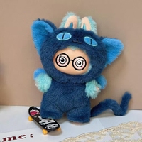 Costume mignon 17cm vêtements de poupée petit diable ensemble seulement vêtements pour boîte aveugle vêtements de poupée pour Labubu
