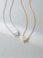 Joyería Personalizable OEM/ODM, Exquisito Colgante de Plata 925 con Moissanita y Circonita, Cadena de Eslabones, Adorno Romántico para Comercio Transfronterizo