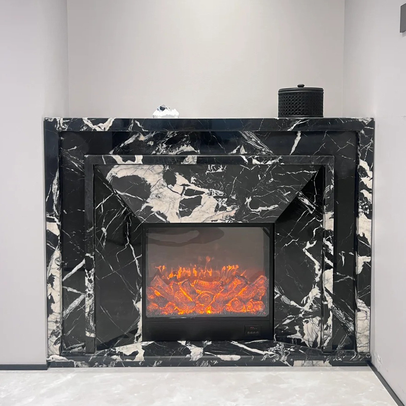 Luxury Natural Stone Wood Burning Hand