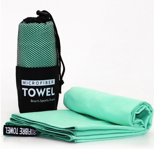 Wholesale Custom Solid Color Printed Logo <b>Microfiber</b> Bath <b>Beach</b> Quick-Drying Sports Fitness <b>Towel</b> - Product Image 1