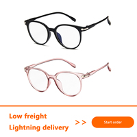 2025 nouveau rétro à la mode plat lumière miroir Transparent couleur monture de lunettes optique femmes hommes montures de lunettes