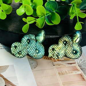Bán buôn pha lê thủ công mỹ nghệ tự nhiên đá quý đánh bóng Labradorite rắn khắc cho năng lượng chữa bệnh - Product Image 3