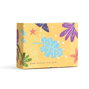 Benutzer definiertes Papier Kleine Tuck Top Mailing Box Verpackungs boxen Rosa Druck Farbige Wellpappe Versand Mailer Box