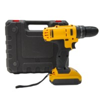 Kit combiné d'outils électriques de bricolage sans fil 21V perceuse sans fil avec batterie rechargeable, y compris tournevis électriques