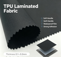 Tissu composite laminé TPU haute résistance, directement de l'usine, imperméable, respirant, flexible, certifié REACH RoHS