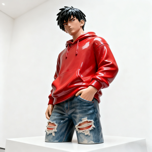 Scultura in Vetroresina Personalizzata a Grandezza Naturale, Scultura <span class=keywords><strong>Maschile</strong></span> in Resina su Misura per <span class=keywords><strong>Arredamento</strong></span> <span class=keywords><strong>Casa</strong></span> - Product Image 4