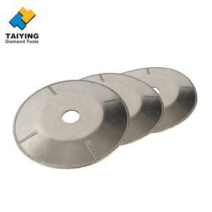 <span class=keywords><strong>Lame</strong></span> de <span class=keywords><strong>scie</strong></span> <span class=keywords><strong>circulaire</strong></span> diamantée concave industrielle de 100 mm (4 pouces) de qualité professionnelle pour la découpe du marbre, compatible OEM - Product Image 3
