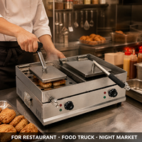 Four à poulet électrique double presse de qualité supérieure sur mesure pour équipement de restaurant professionnel et commercial