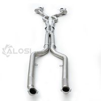 Système d'échappement Catback à soupapes en acier inoxydable, kit de tuyaux de silencieux haute performance pour BMW M5 F10 M6 F06 F12 F13 S63 4.4T 2011-2017