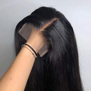 Vente en gros de perruque naturelle vierge du Vietnam sans colle cheveux humains Hd pleine dentelle frontale perruque transparente dentelle frontale perruques de cheveux humains - Product Image 2