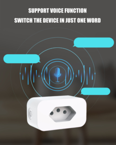 10A Voice <strong>Remote</strong> Controlled Electric <strong>Plug</strong> 240v Graffiti Wifi Timer Switch Smart Socket Brazil Home Wifi Smart <strong>Plug</strong> - Product Image 6
