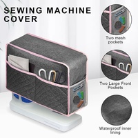 Nouvelle arrivée en stock : Housse de machine à coudre transparente en polyester, étanche et anti-poussière, pour le rangement domestique
