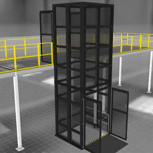 Fabriek Op Maat Gemaakte Verticale Heen En Weer Bewegende Lift Transportband <span class=keywords><strong>Pallet</strong></span> Transportband - Product Image 1