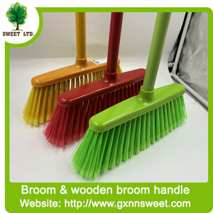 Vente en gros brosses de nettoyage des mains domestiques balais colorés escobas para barrer pour la turquie et l'inde - Product Image 3