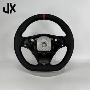 Volante de cuero de carbono perforado personalizado para <span class=keywords><strong>BMW</strong></span> Sports Red Fitting E46 E90 E38 E39 E83 E60 E70 E71 E72 E53 E89 E92 - Product Image 3