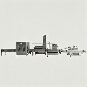 Machine de remplissage et d'étiquetage automatique multi-têtes <span class=keywords><strong>à</strong></span> pompe magnétique pour boissons, jus, huile d'olive, liquides moussants et liquides pour la vaisselle - Product Image 3